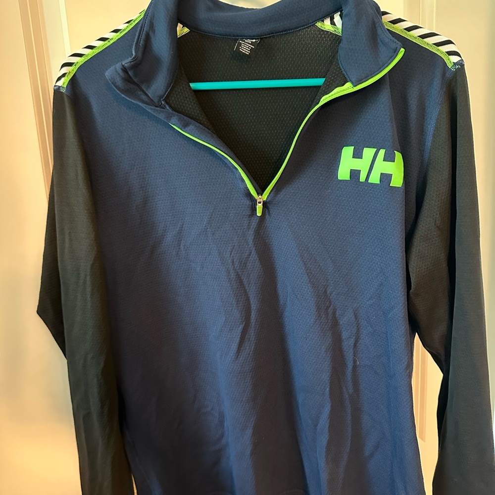 Helly Hansen Blue Textured Pullover